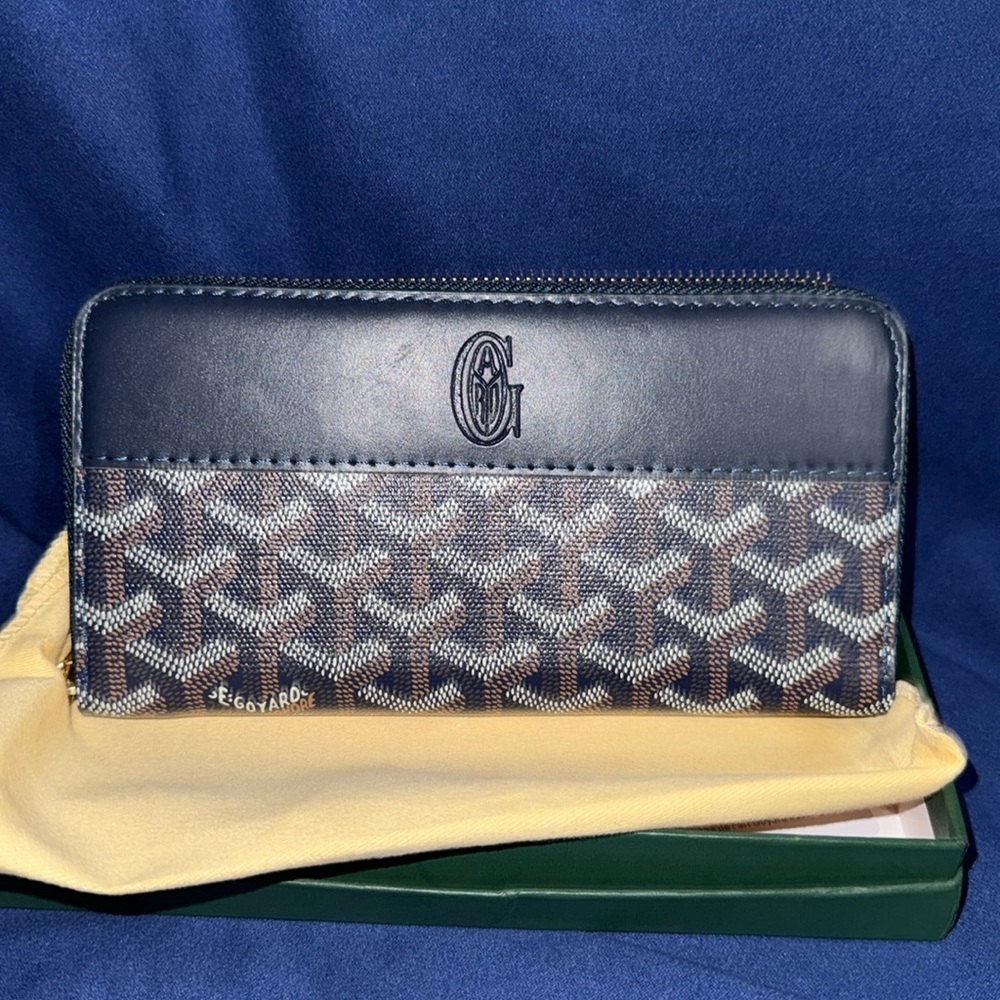 Blue Long Wallet